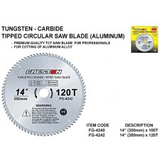 Creston FG-4242 Tungsten Carbide-Tipped Circular Saw Blade (Aluminum)  14" (350 mm) x 120T